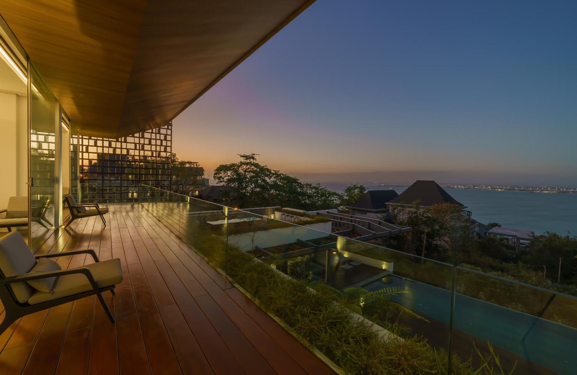 Beyond The Sea - Luxe Sea View Villa In Jimbaran Exterior foto